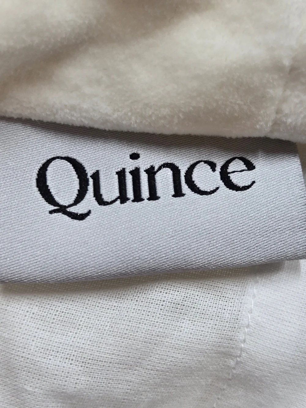 QUINCE Set Of 2 48x84 Cotton Velvet Curtains Ivory 9747